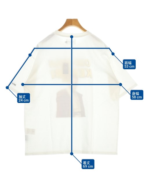 CAL O LINE（キャルオーライン）Tシャツ・カットソー 白 サイズ:XL メンズ/2200718937065