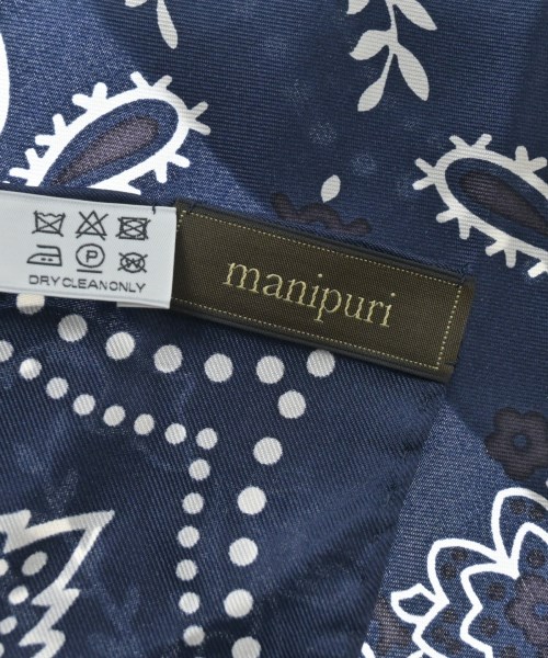 manipuri（マニプリ）バンダナ・スカーフ 紺 サイズ:- レディース/2200642155047