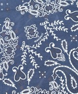 manipuri（マニプリ）バンダナ・スカーフ 紺 サイズ:- レディース/2200642155047