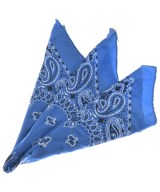 manipuri（マニプリ）バンダナ・スカーフ 青 サイズ:- レディース/2200617635284