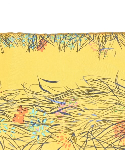 manipuri（マニプリ）バンダナ・スカーフ 黄 サイズ:- レディース/2200627462054