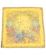 manipuri（マニプリ）バンダナ・スカーフ 黄 サイズ:- レディース/2200627462054