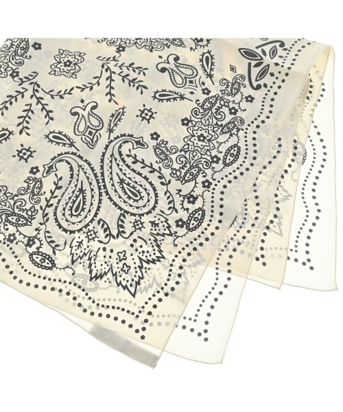 manipuri（マニプリ）バンダナ・スカーフ 白 サイズ:- レディース/2200620312097