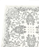 manipuri（マニプリ）バンダナ・スカーフ 白 サイズ:- レディース/2200620312097