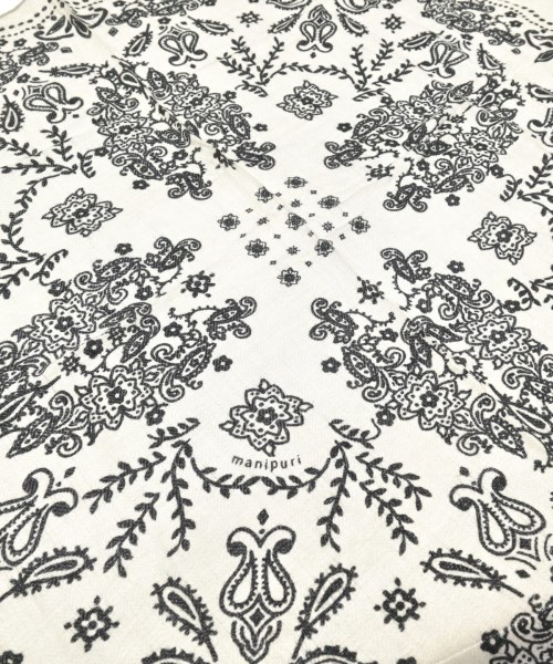 manipuri（マニプリ）ストール 白 サイズ:- レディース/2200634155017