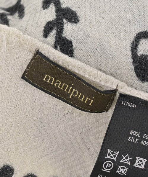 manipuri（マニプリ）ストール 白 サイズ:- レディース/2200634155017