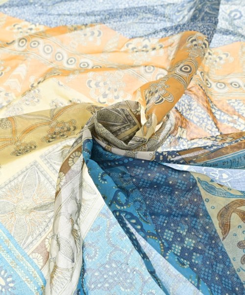 manipuri（マニプリ）バンダナ・スカーフ 青 サイズ:- レディース/2200616999059