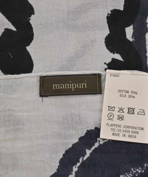 manipuri（マニプリ）ストール 白 サイズ:- レディース/2200676120554