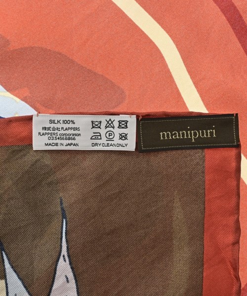 manipuri（マニプリ）バンダナ・スカーフ オレンジ サイズ:- レディース/2200675379083