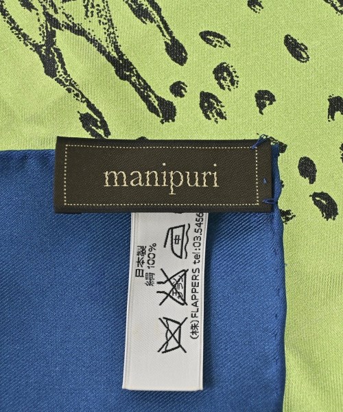 manipuri（マニプリ）バンダナ・スカーフ 紺 サイズ:- レディース/2200681210028