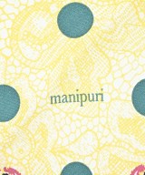 manipuri（マニプリ）バンダナ・スカーフ 黄 サイズ:- レディース/2200691769134