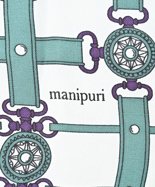 manipuri（マニプリ）バンダナ・スカーフ 白 サイズ:- レディース/2200691769141
