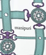 manipuri（マニプリ）バンダナ・スカーフ 白 サイズ:- レディース/2200691769141