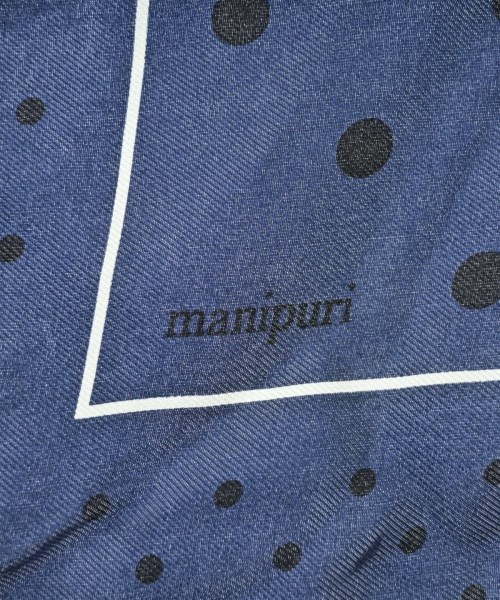 manipuri（マニプリ）バンダナ・スカーフ 紺 サイズ:- レディース/2200695695293