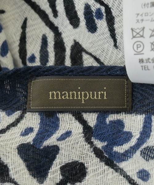 manipuri（マニプリ）ストール 白 サイズ:- レディース/2200660100043