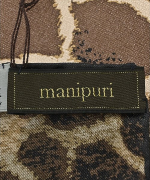 manipuri（マニプリ）バンダナ・スカーフ 茶 サイズ:- レディース/2200717899104