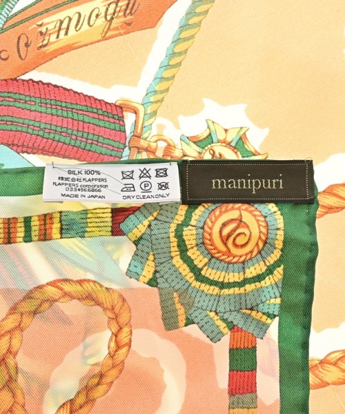 manipuri（マニプリ）バンダナ・スカーフ オレンジ サイズ:- レディース/2200643462083