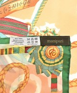 manipuri（マニプリ）バンダナ・スカーフ オレンジ サイズ:- レディース/2200643462083