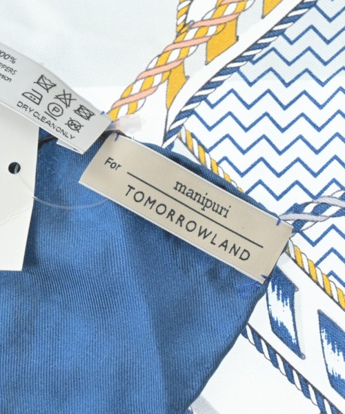 manipuri（マニプリ）バンダナ・スカーフ 青 サイズ:- レディース/2200646035048