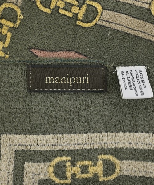 manipuri（マニプリ）ストール カーキ サイズ:- レディース/2200642656056