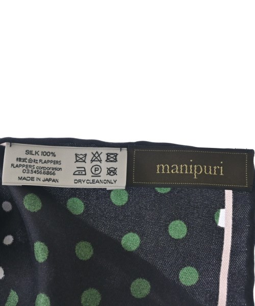 manipuri（マニプリ）バンダナ・スカーフ 黒 サイズ:- レディース/2200704751217
