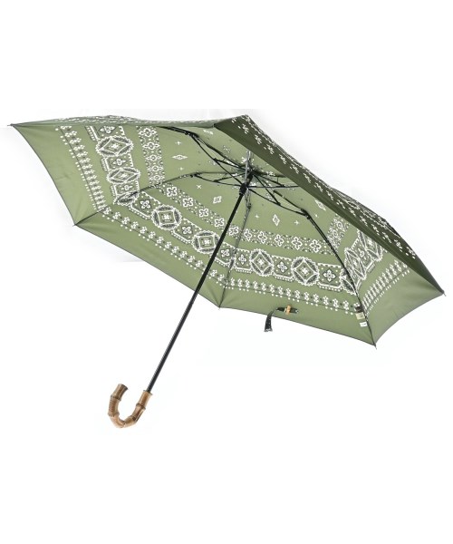 manipuri（マニプリ）傘 緑 サイズ:- レディース/2200659989062