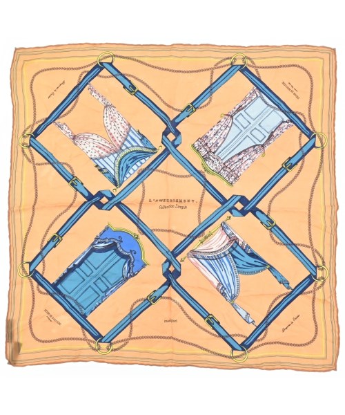 manipuri(マニプリ)バンダナ・スカーフ オレンジ サイズ:-/2200654259078