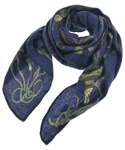 manipuri(マニプリ)ストール 紺 サイズ:-/2200668904094