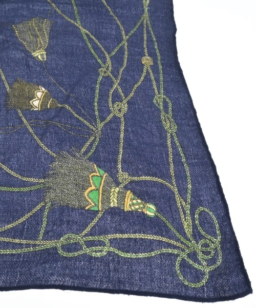 manipuri（マニプリ）ストール 紺 サイズ:- レディース/2200668904094