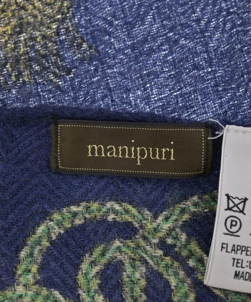 manipuri（マニプリ）ストール 紺 サイズ:- レディース/2200668904094