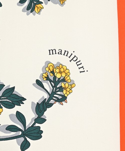 manipuri（マニプリ）バンダナ・スカーフ 白 サイズ:- レディース/2200667850286