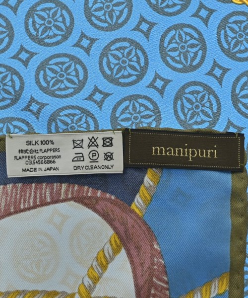 manipuri（マニプリ）バンダナ・スカーフ 青 サイズ:- レディース/2200716603054