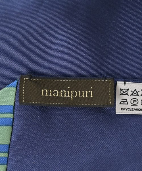 manipuri（マニプリ）バンダナ・スカーフ 紺 サイズ:- レディース/2200689396090