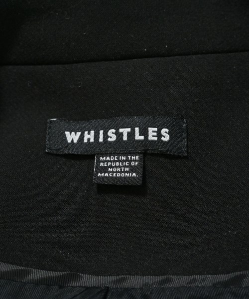 WHISTLES（ウィッスルズ）テーラードジャケット 黒 サイズ:34(XS位) レディース/2200638670011