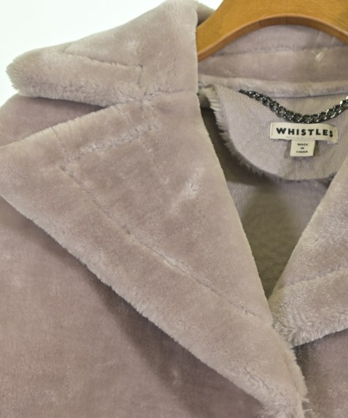 WHISTLES（ウィッスルズ）ムートンコート 紫 サイズ:L レディース/2200649864010