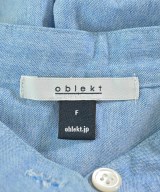 oblekt（オブレクト）シャツワンピース 青 サイズ:F レディース/2200674275010