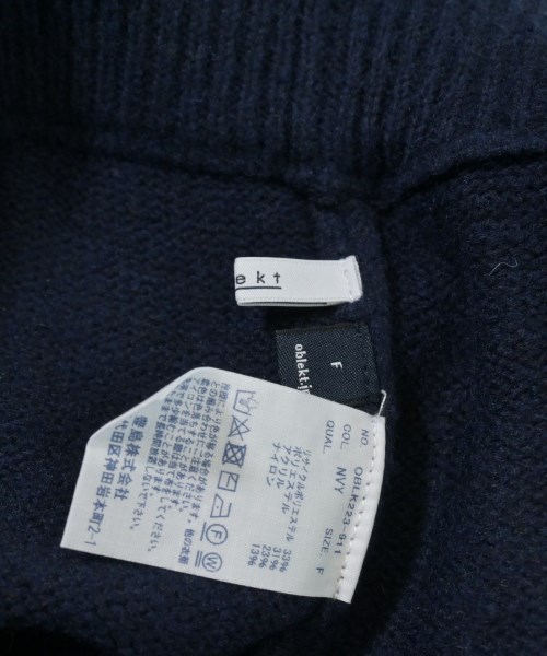 oblekt（オブレクト）ロング・マキシ丈スカート 紺 サイズ:F レディース/2200651432030