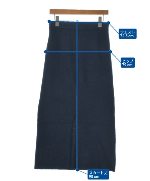 oblekt（オブレクト）ロング・マキシ丈スカート 紺 サイズ:F レディース/2200651432030