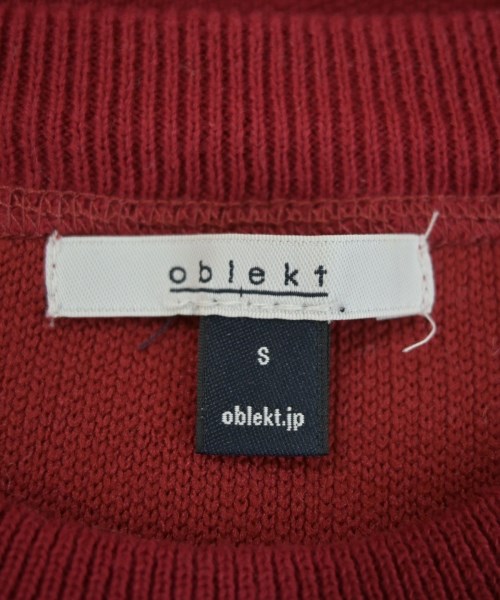 oblekt（オブレクト）ニット・セーター 赤 サイズ:S レディース/2200720184044