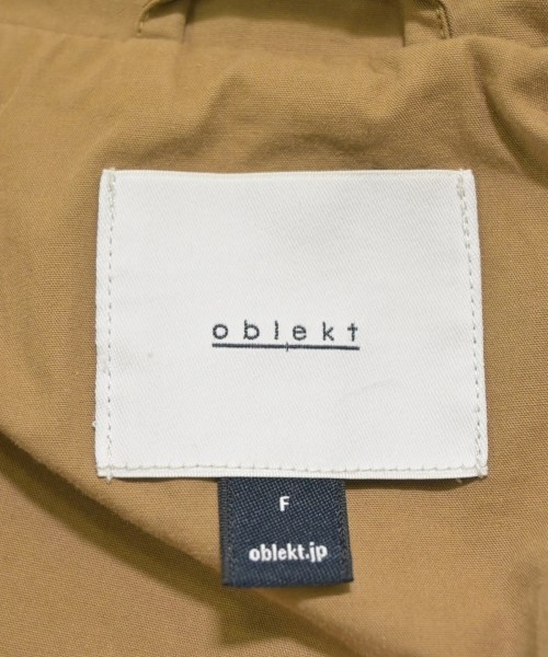 oblekt（オブレクト）ステンカラーコート ベージュ サイズ:F レディース/2200681814011