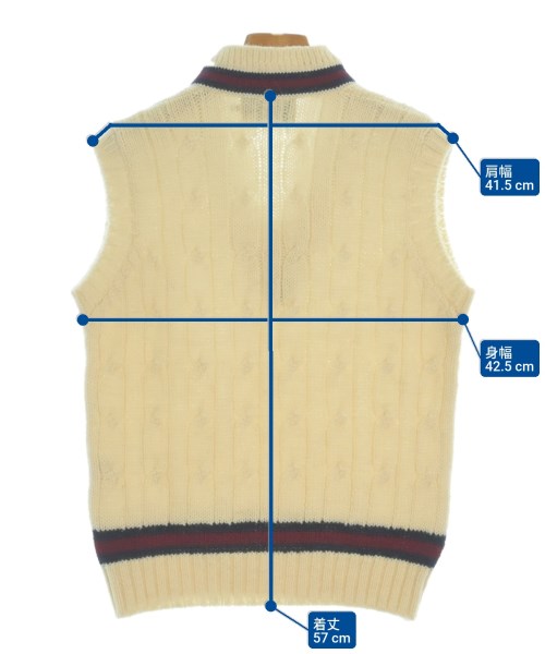 James Charlotte（ジェームスシャルロット）ベスト 白 サイズ:36(S位) レディース/2200665203015