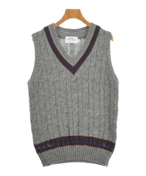 James Charlotte(ジェームスシャルロット)ベスト グレー サイズ:38(M位)/2200666541307