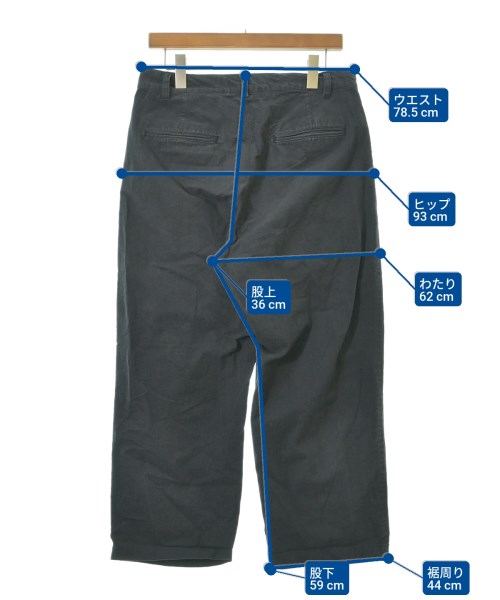 whowhat（フーワット）スラックス 黒 サイズ:S メンズ/2200633123031