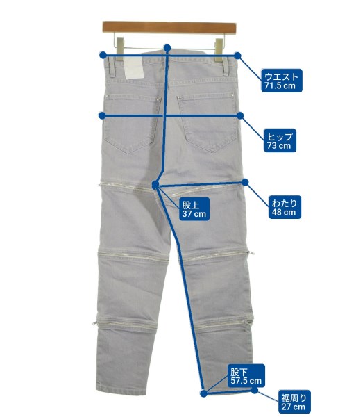 whowhat（フーワット）デニムパンツ グレー サイズ:S メンズ/2200611573094