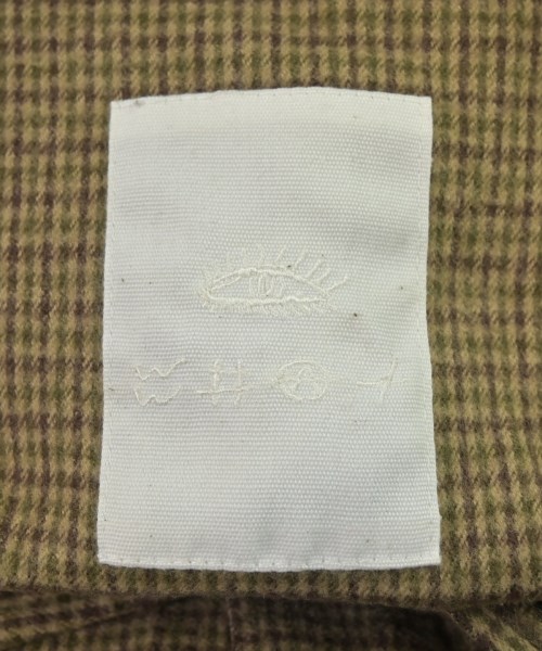 whowhat（フーワット）カジュアルシャツ 茶 サイズ:F メンズ/2200648316039