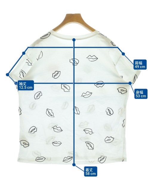 etre cecile（エトレセシル）Tシャツ・カットソー 白 サイズ:S レディース/2200621196054
