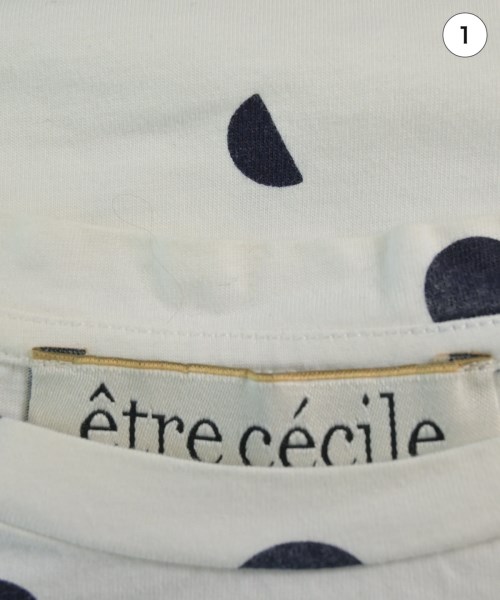 etre cecile（エトレセシル）Tシャツ・カットソー 白 サイズ:S レディース/2200644051033