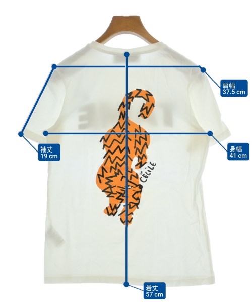 etre cecile（エトレセシル）Tシャツ・カットソー 白 サイズ:XS レディース/2200644051040