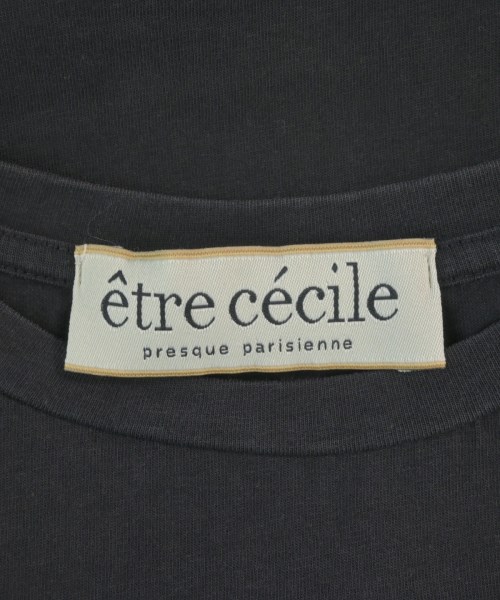 etre cecile（エトレセシル）Tシャツ・カットソー 黒 サイズ:XS レディース/2200616253052