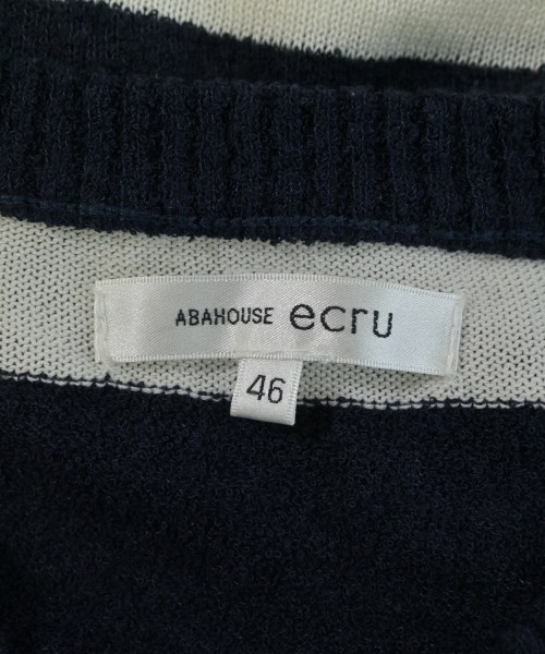 ABAHOUSE ECRU（アバハウスエクリュ）ニット・セーター 紺 サイズ:46(M位) メンズ/2200621133066